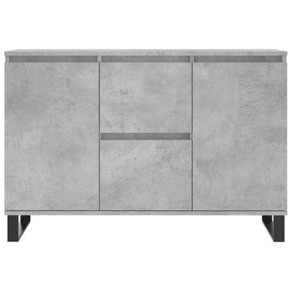 Sideboard Concrete Grey 101.5x35x70 cm Engineered Wood