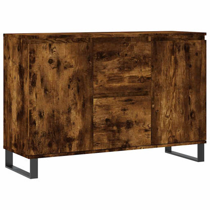 Sideboard Smoked Oak 101.5x35x70 cm Engineered Wood