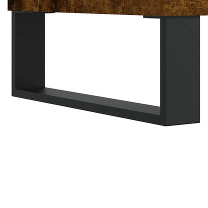 Sideboard Smoked Oak 101.5x35x70 cm Engineered Wood