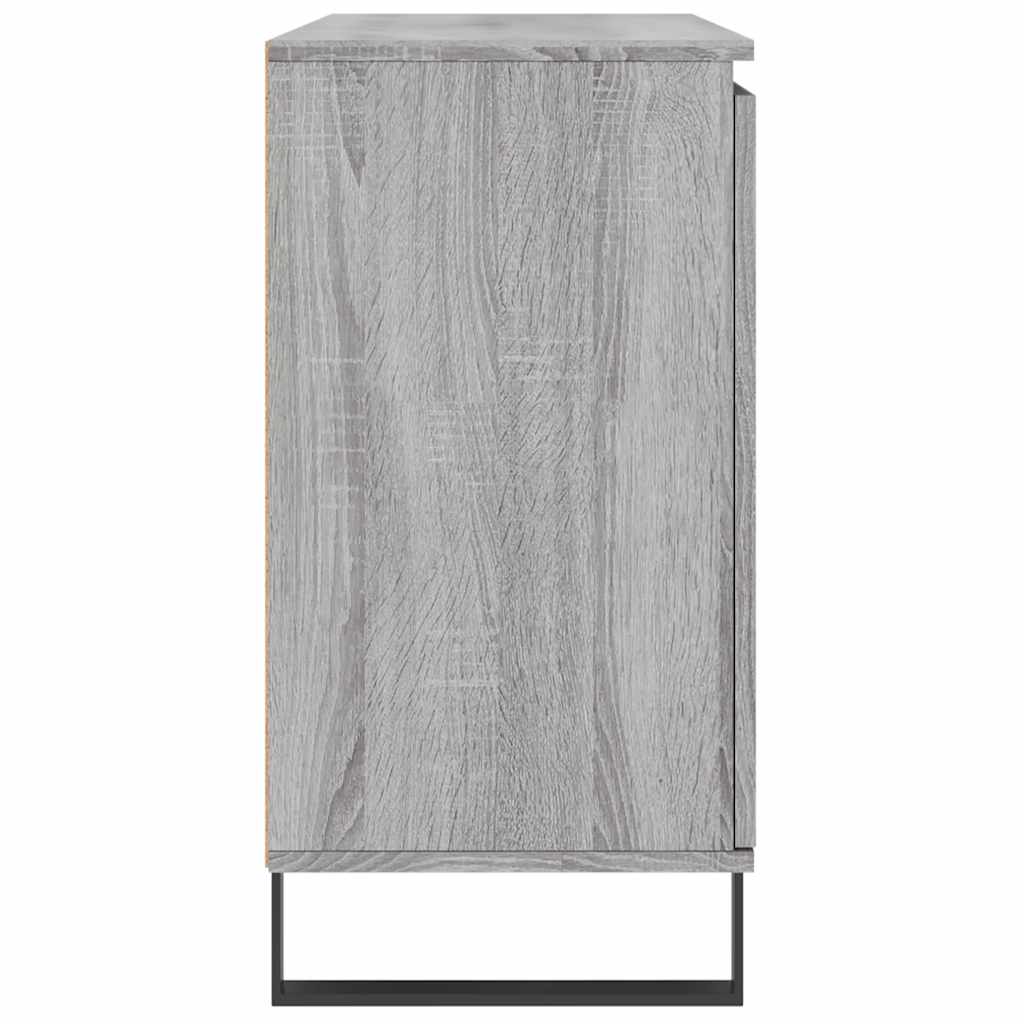 Sideboard Grey Sonoma 101.5x35x70 cm Engineered Wood