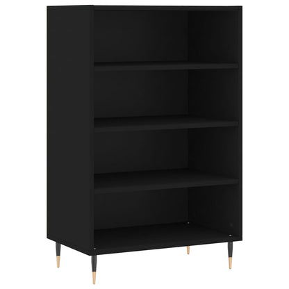 Highboard Black 57x35x90 cm Engineered Wood