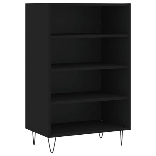 Highboard Black 57x35x90 cm Engineered Wood