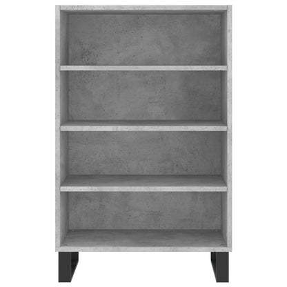 Highboard Concrete Grey 57x35x90 cm Engineered Wood