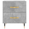 Bedside Cabinet Concrete Grey 40x35x47.5 cm Engineered Wood