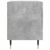 Bedside Cabinet Concrete Grey 40x35x47.5 cm Engineered Wood