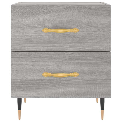 Bedside Cabinet Grey Sonoma 40x35x47.5 cm Engineered Wood