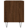 Bedside Cabinet Brown Oak 40x35x47.5 cm Engineered Wood