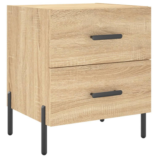 Bedside Cabinet Sonoma Oak 40x35x47.5 cm Engineered Wood