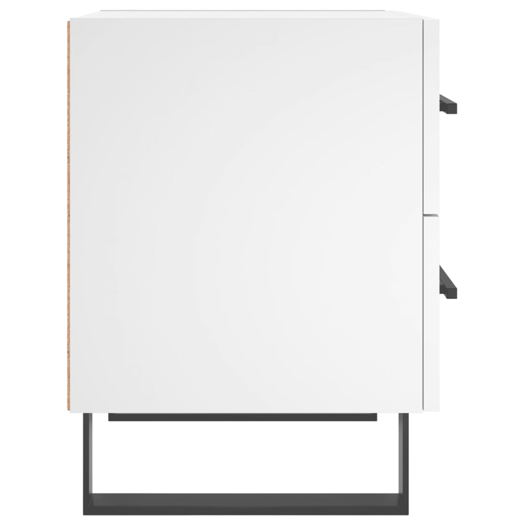 Bedside Cabinets 2 pcs White 40x35x47.5 cm Engineered Wood