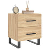 Bedside Cabinets 2 pcs Sonoma Oak 40x35x47.5 cm Engineered Wood