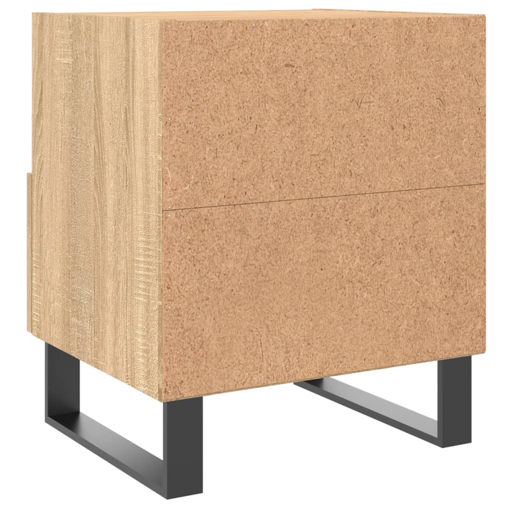 Bedside Cabinet Sonoma Oak 40x35x47.5 cm Engineered Wood