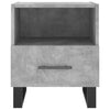 Bedside Cabinet Concrete Grey 40x35x47.5 cm Engineered Wood