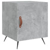 Bedside Cabinet Concrete Grey 40x40x50 cm Engineered Wood