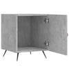Bedside Cabinet Concrete Grey 40x40x50 cm Engineered Wood