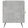 Bedside Cabinet Concrete Grey 40x40x50 cm Engineered Wood