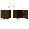 Bedside Cabinet Brown Oak 40x40x50 cm Engineered Wood