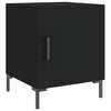 Bedside Cabinet Black 40x40x50 cm Engineered Wood