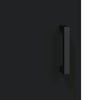 Bedside Cabinet Black 40x40x50 cm Engineered Wood