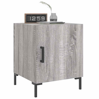 Bedside Cabinets 2 pcs Grey Sonoma 40x40x50 cm Engineered Wood