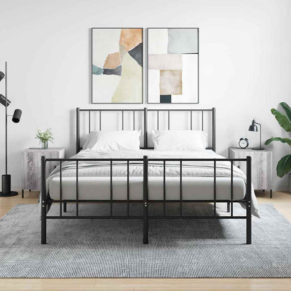 Bedside Cabinets 2 pcs Grey Sonoma 40x40x50 cm Engineered Wood