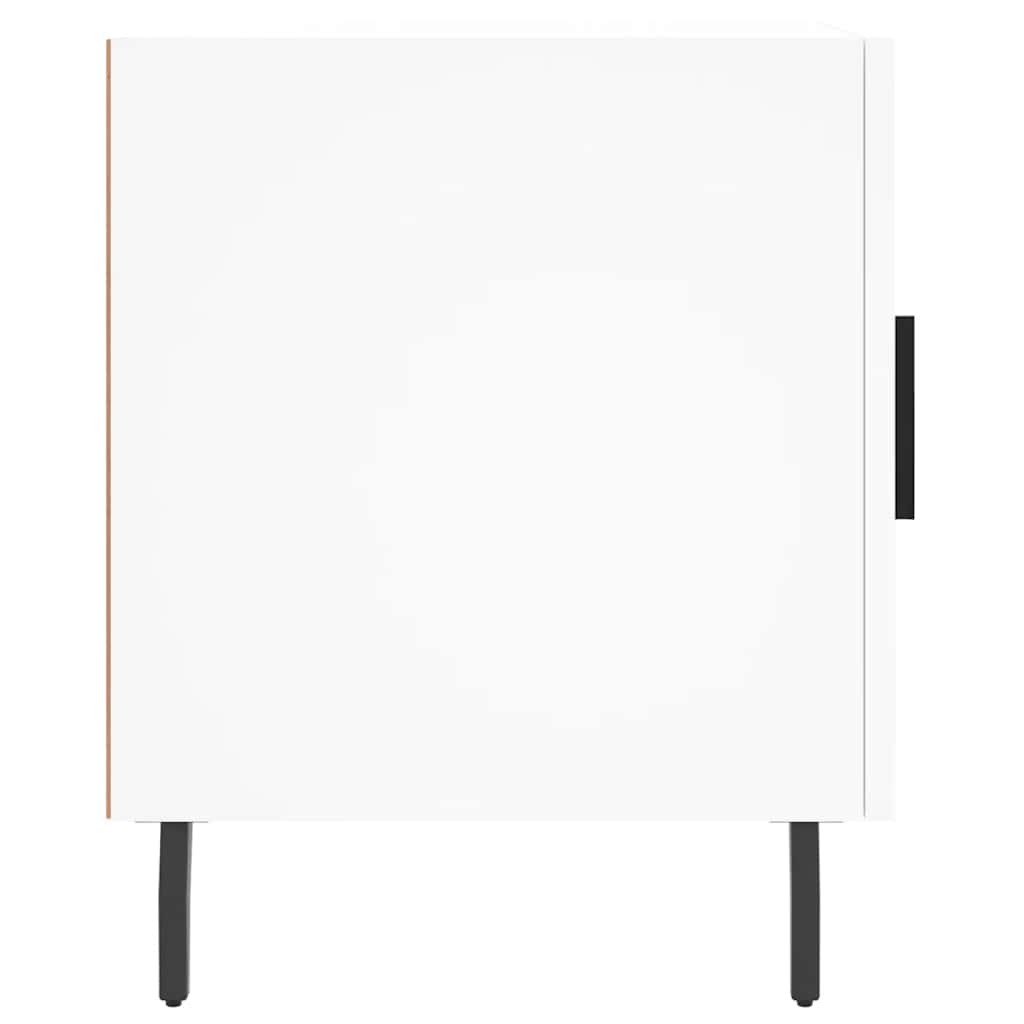 Bedside Cabinet White 40x40x50 cm Engineered Wood