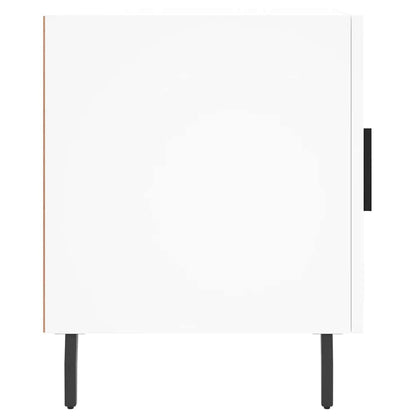 Bedside Cabinet White 40x40x50 cm Engineered Wood