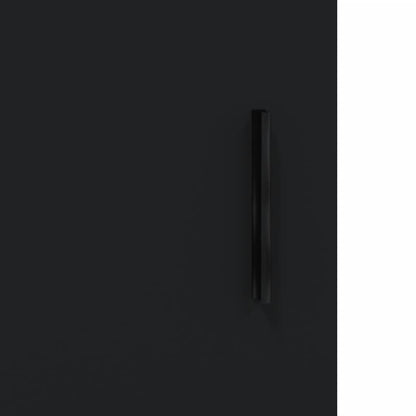 Bedside Cabinet Black 40x40x50 cm Engineered Wood