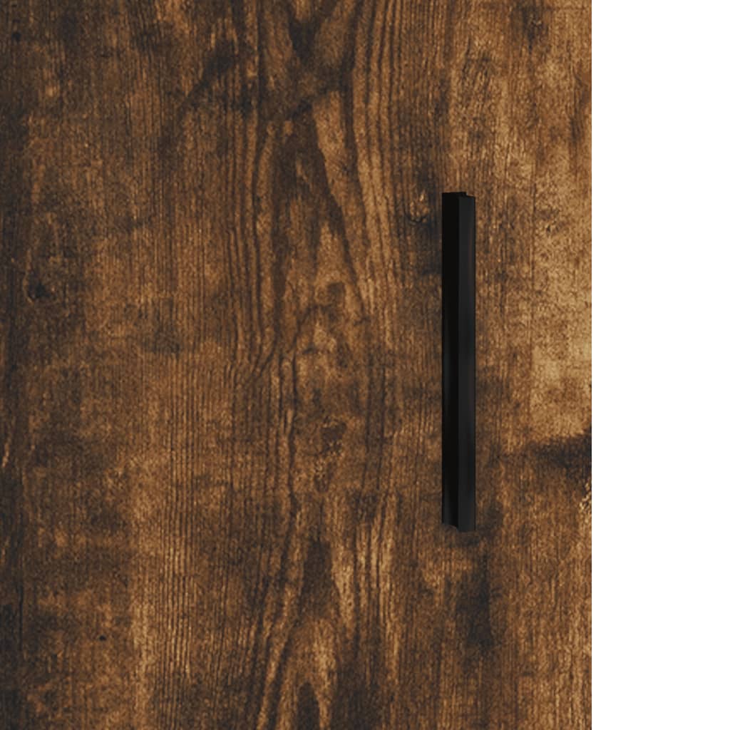 Bedside Cabinets 2 pcs Smoked Oak 40x40x50 cm Engineered Wood