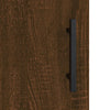 Bedside Cabinet Brown Oak 40x40x50 cm Engineered Wood