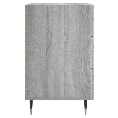 Bedside Cabinet Grey Sonoma 40x40x66 cm Engineered Wood