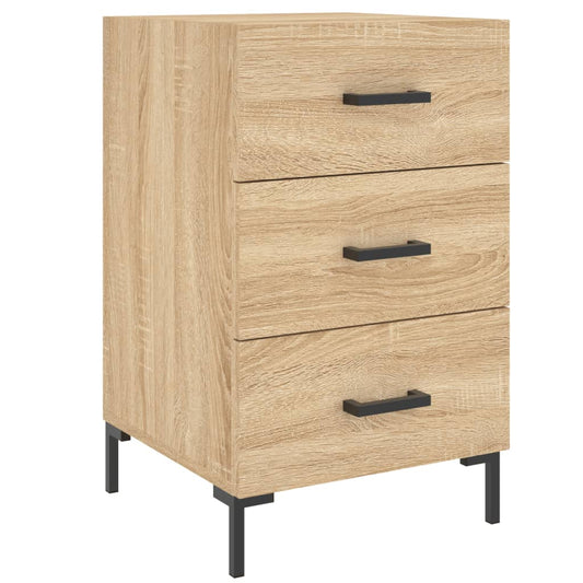Bedside Cabinet Sonoma Oak 40x40x66 cm Engineered Wood