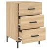 Bedside Cabinet Sonoma Oak 40x40x66 cm Engineered Wood