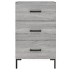 Bedside Cabinet Grey Sonoma 40x40x66 cm Engineered Wood