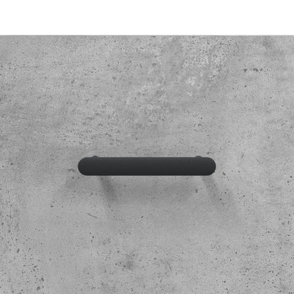 Bedside Cabinet Concrete Grey 40x40x66 cm Engineered Wood