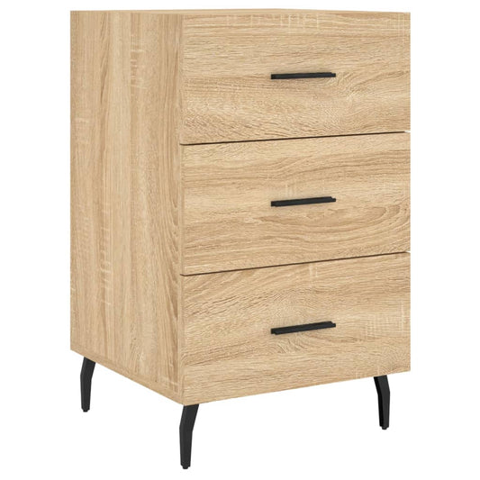 Bedside Cabinet Sonoma Oak 40x40x66 cm Engineered Wood