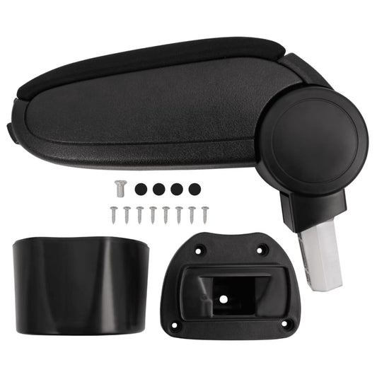 Car Armrest for NISSAN JUKE (after 2010) Black 14.5x31.5x(30-48) cm ABS
