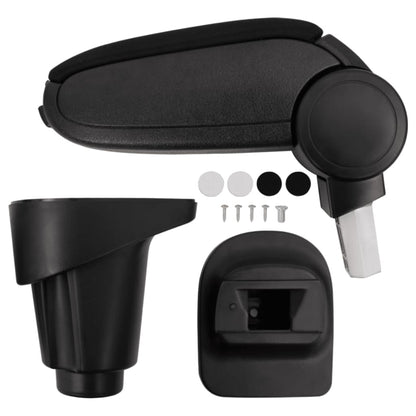 Car Armrest Black 14x35x(37-53) cm ABS