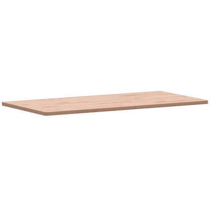 Table Top 100x50x1.5 cm Rectangular Solid Wood Beech