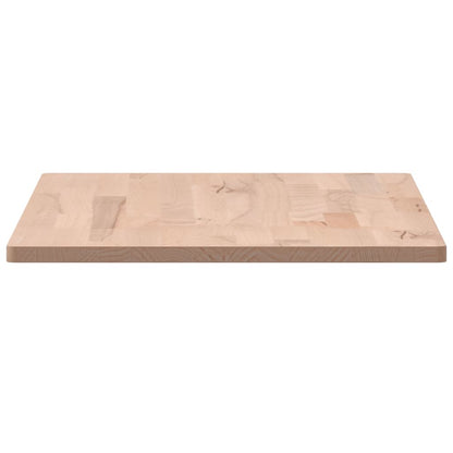 Table Top 100x50x1.5 cm Rectangular Solid Wood Beech