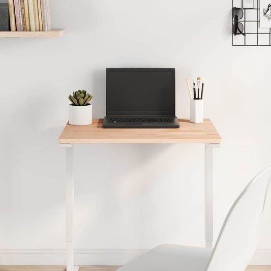 Table Top 60x40x1.5 cm Rectangular Solid Wood Beech