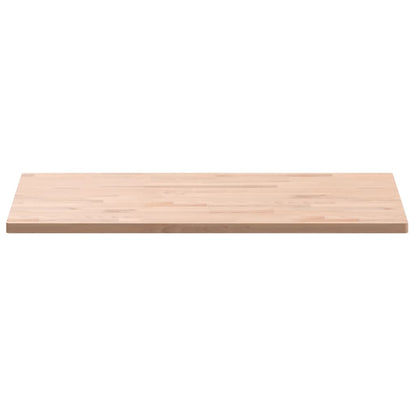 Table Top 100x60x2.5 cm Rectangular Solid Wood Beech