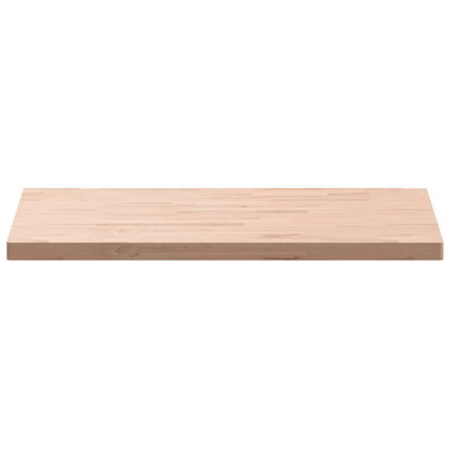 Table Top 100x60x4 cm Rectangular Solid Wood Beech