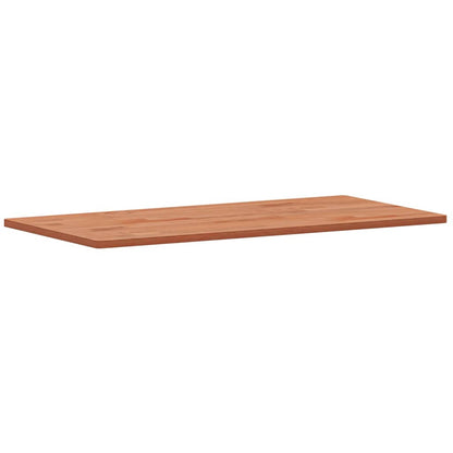 Table Top 100x50x1.5 cm Rectangular Solid Wood Beech
