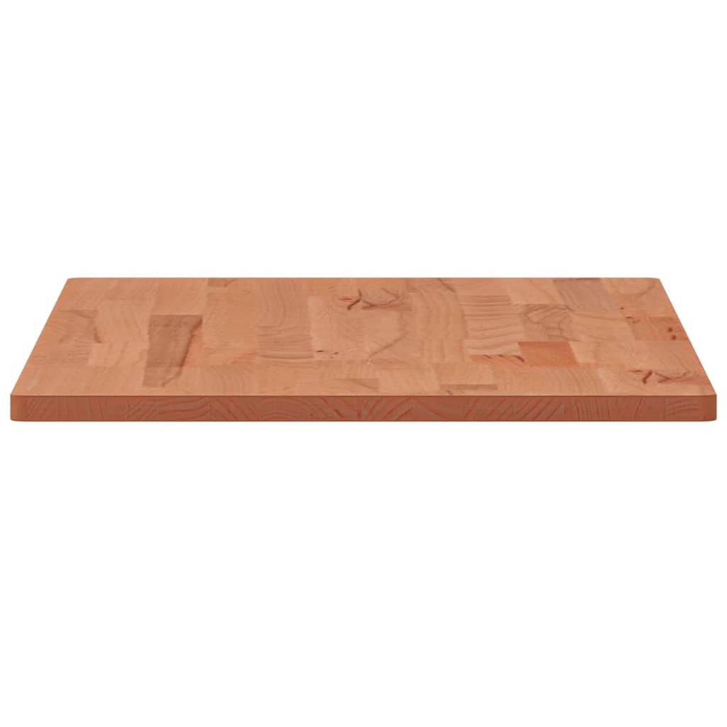 Table Top 100x50x1.5 cm Rectangular Solid Wood Beech