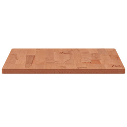 Table Top 100x50x1.5 cm Rectangular Solid Wood Beech