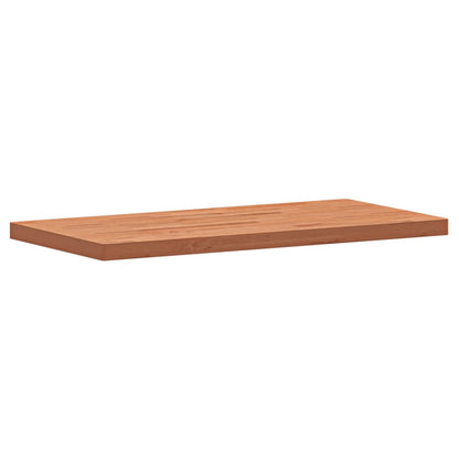 Table Top 100x50x4 cm Rectangular Solid Wood Beech