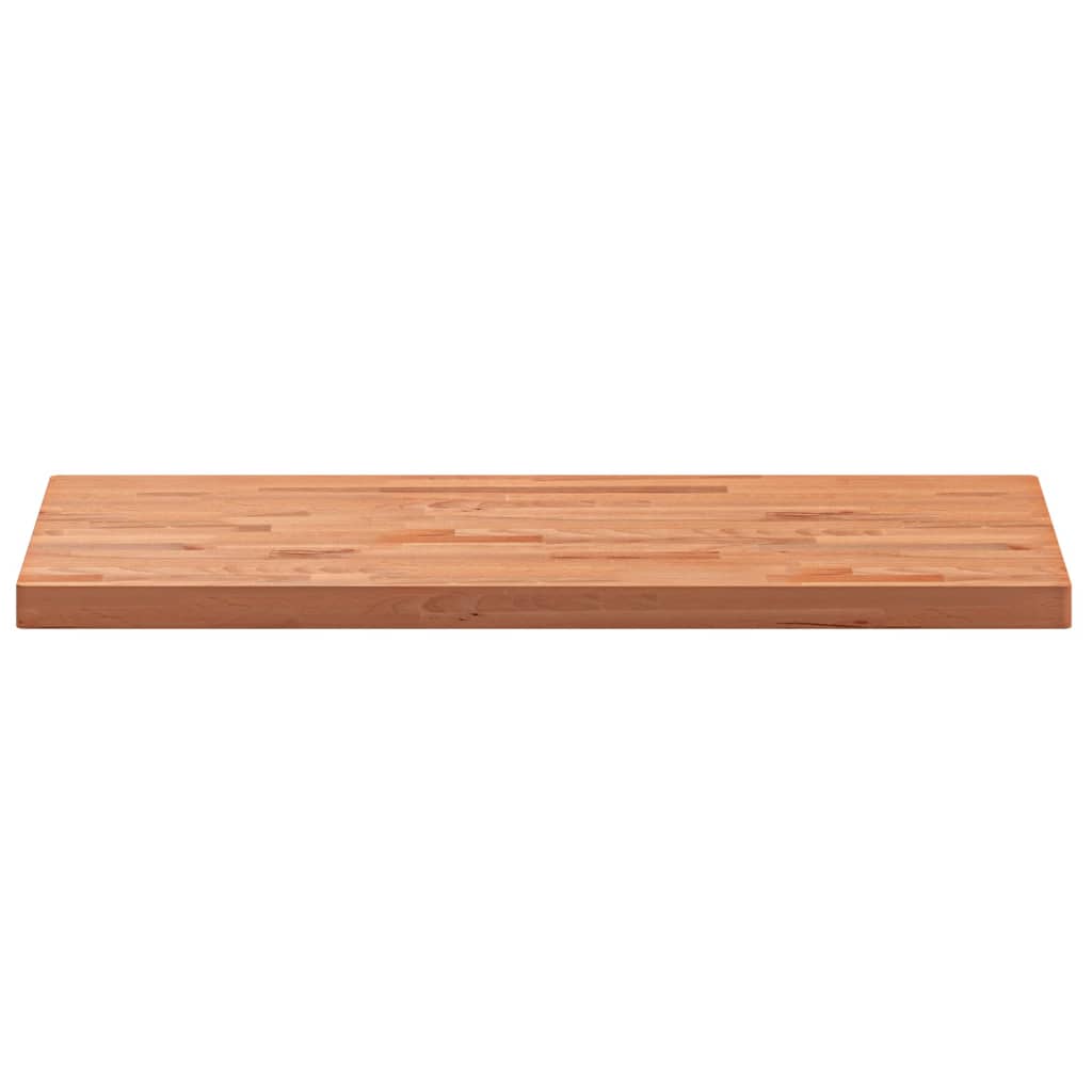 Table Top 100x50x4 cm Rectangular Solid Wood Beech