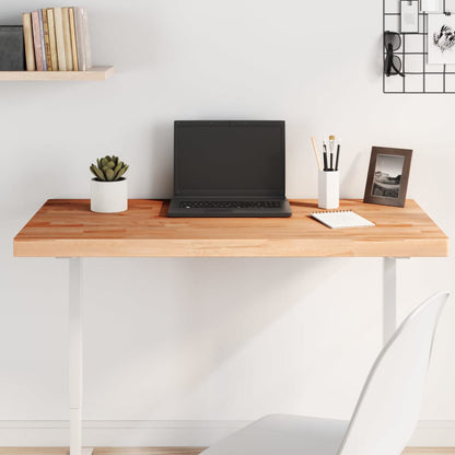 Table Top 100x50x4 cm Rectangular Solid Wood Beech