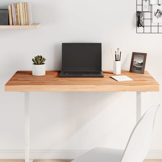 Table Top 100x50x4 cm Rectangular Solid Wood Beech