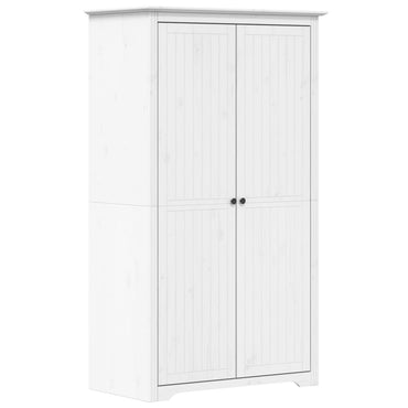 Wardrobe BODO White 101x52x176.5 cm Solid Wood Pine